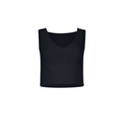 Lezat Tank Greyson Cropped Rib Cotton Tank - Black