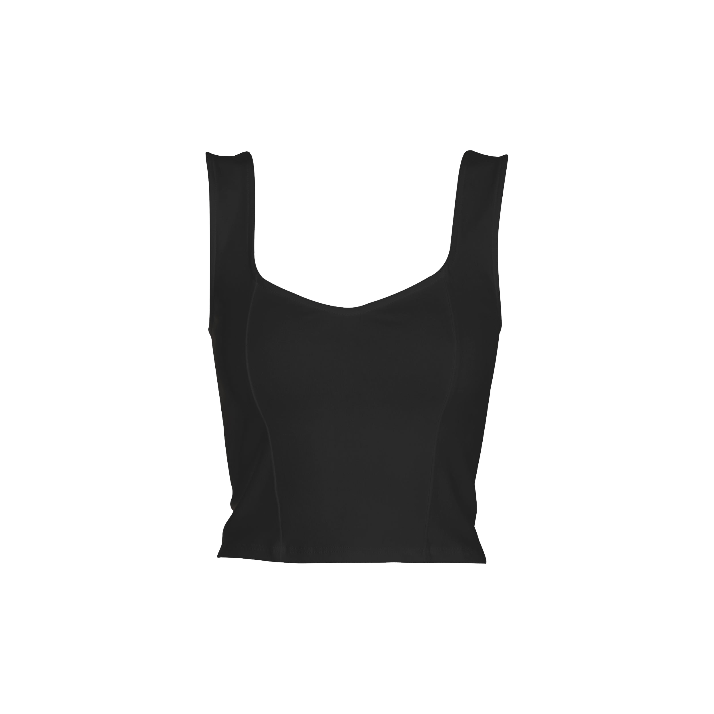 Lezat Tank Josie Organic Cotton Sweetheart Tank - Black