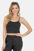 Lezat Tank Tegan Cotton Cami Tank - Black