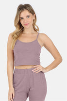 Lezat Tank Tegan Cotton Cami Tank - Dusty Orchid