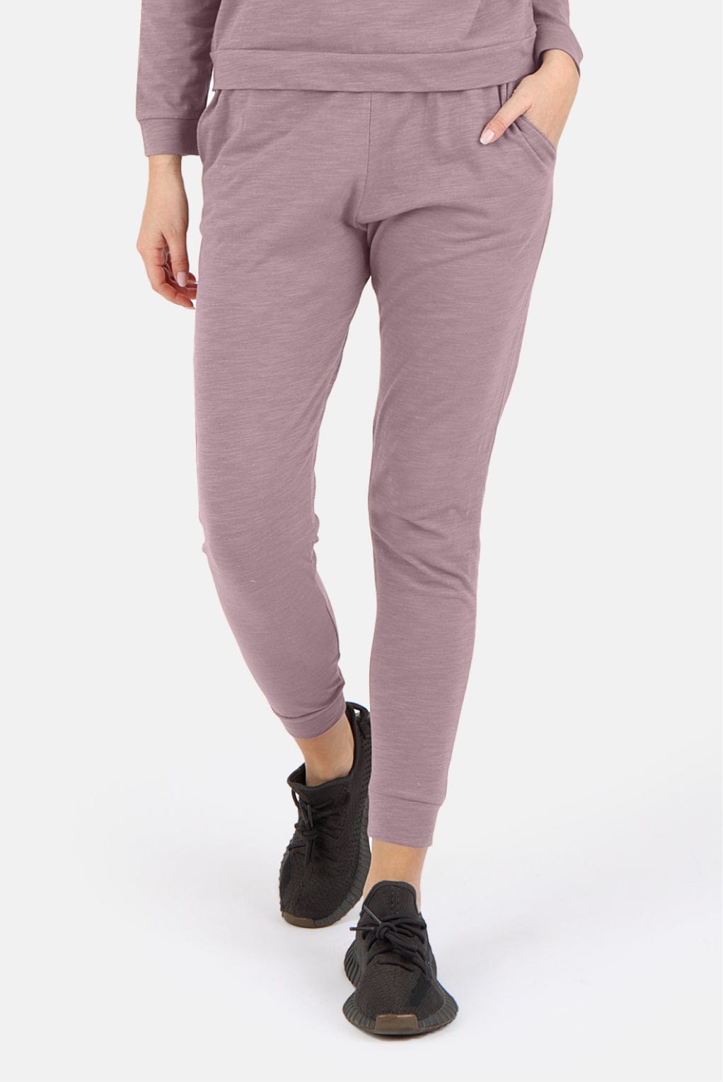 Lezat Tank Tegan Cotton Jogger Pant - Dusty Orchid