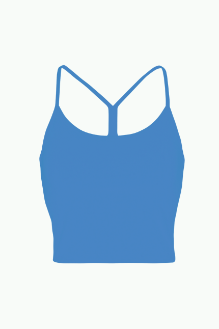 Lezat Top Amparo Blue / XS Lea Organic Cotton Cropped Tank