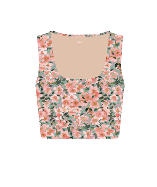 Lezat Top Blossom Print / XS Sara Organic Cotton Bra Top