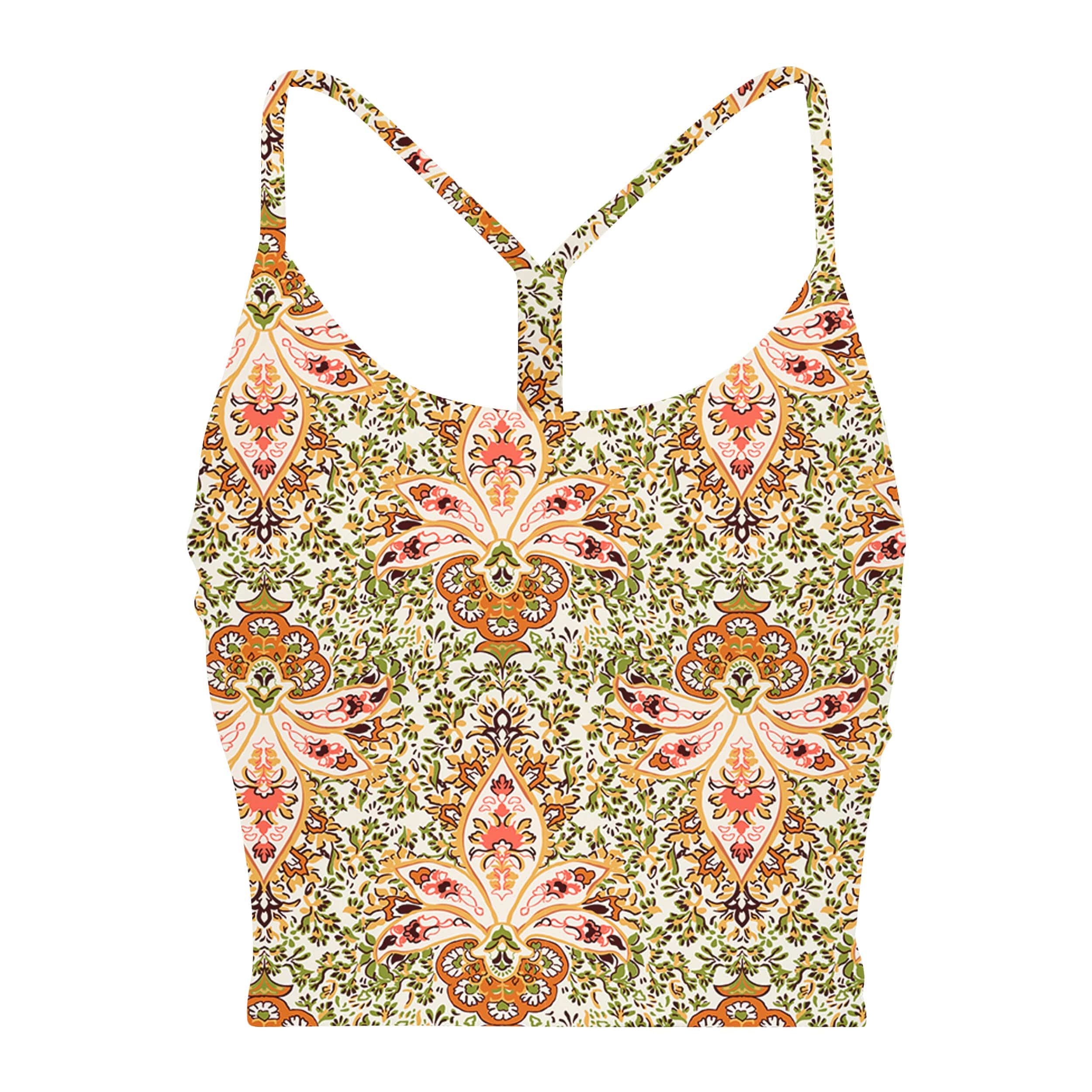 Lezat Top Boho Floral / XS Lea Organic Cotton Cropped Tank