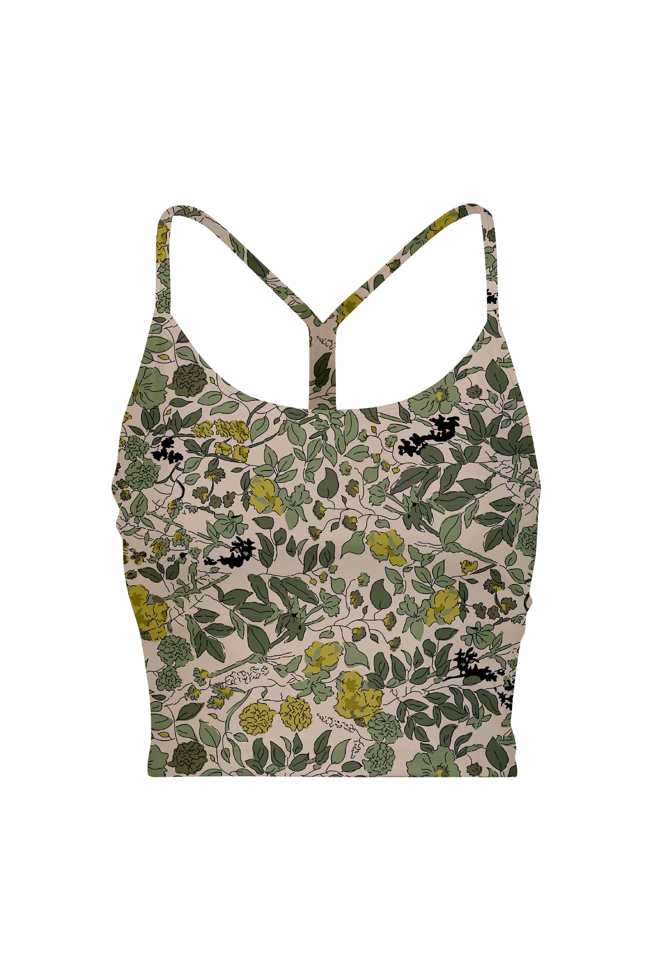 Lezat Top Botanical / XS Lea Organic Cotton Cropped Tank