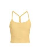 Lezat Top Canary / XS Lea Organic Cotton Cropped Tank