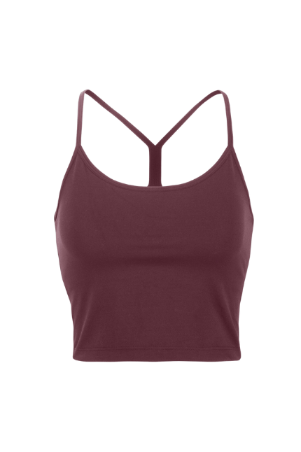 Lezat Top Grape / XS Lea Organic Cotton Cropped Tank