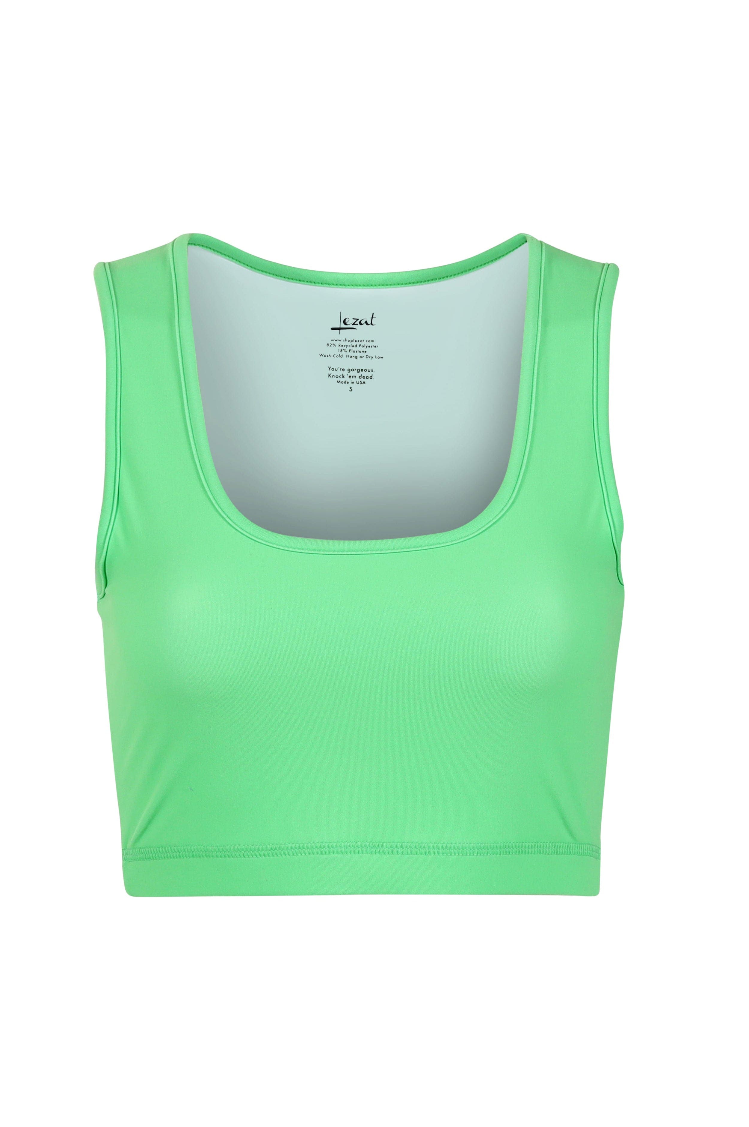 Lezat Top Grass / XS Sara Organic Cotton Bra Top