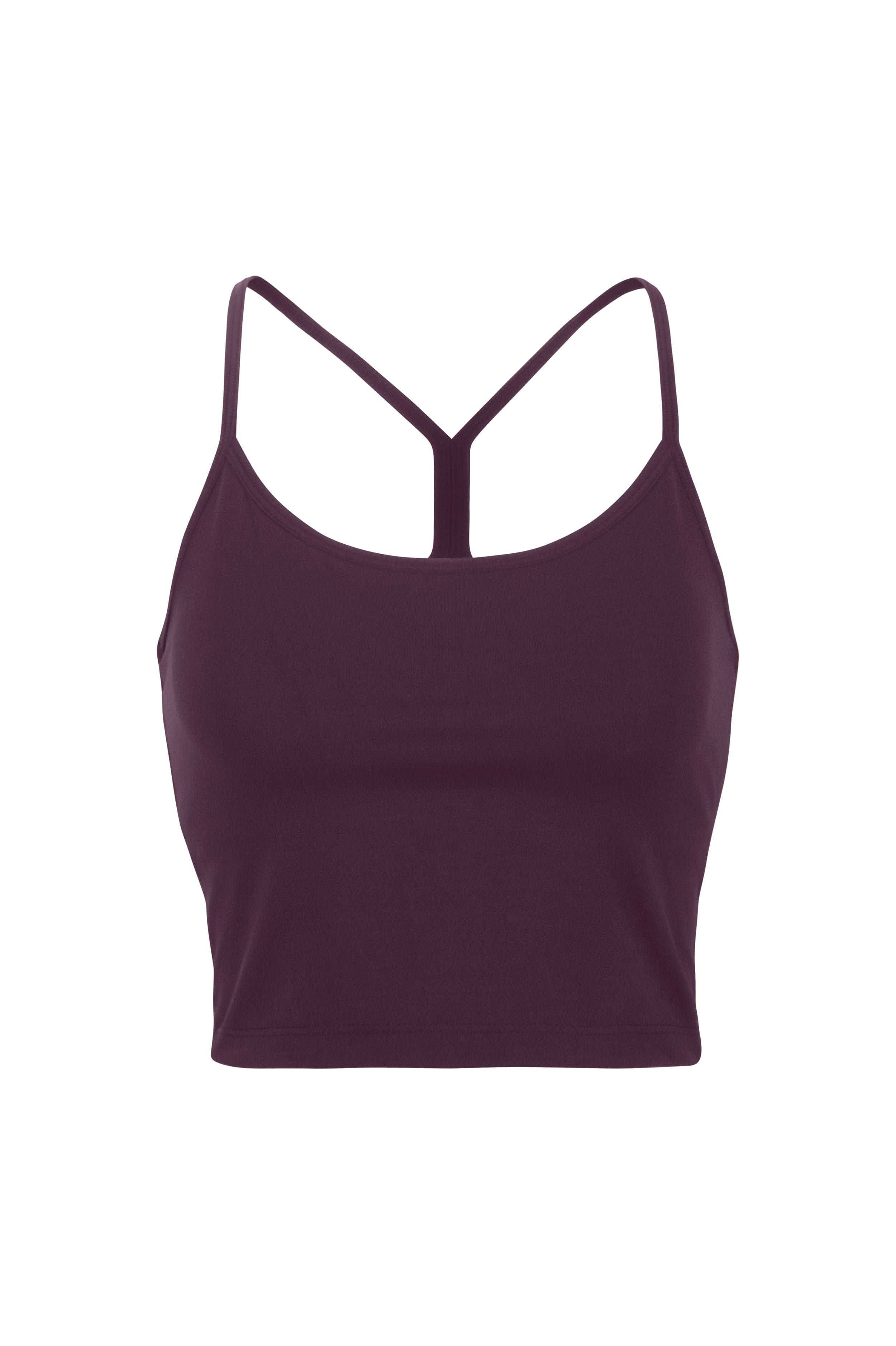 Lezat Top Plum / XS Lea Organic Cotton Cropped Tank