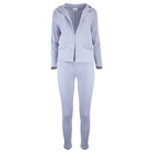 Lezat Blazer Well Suited Cotton Blazer - Cement