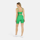 Lezat Bra Ada Organic Cotton Twist Around Sports Bra - Kelly Green