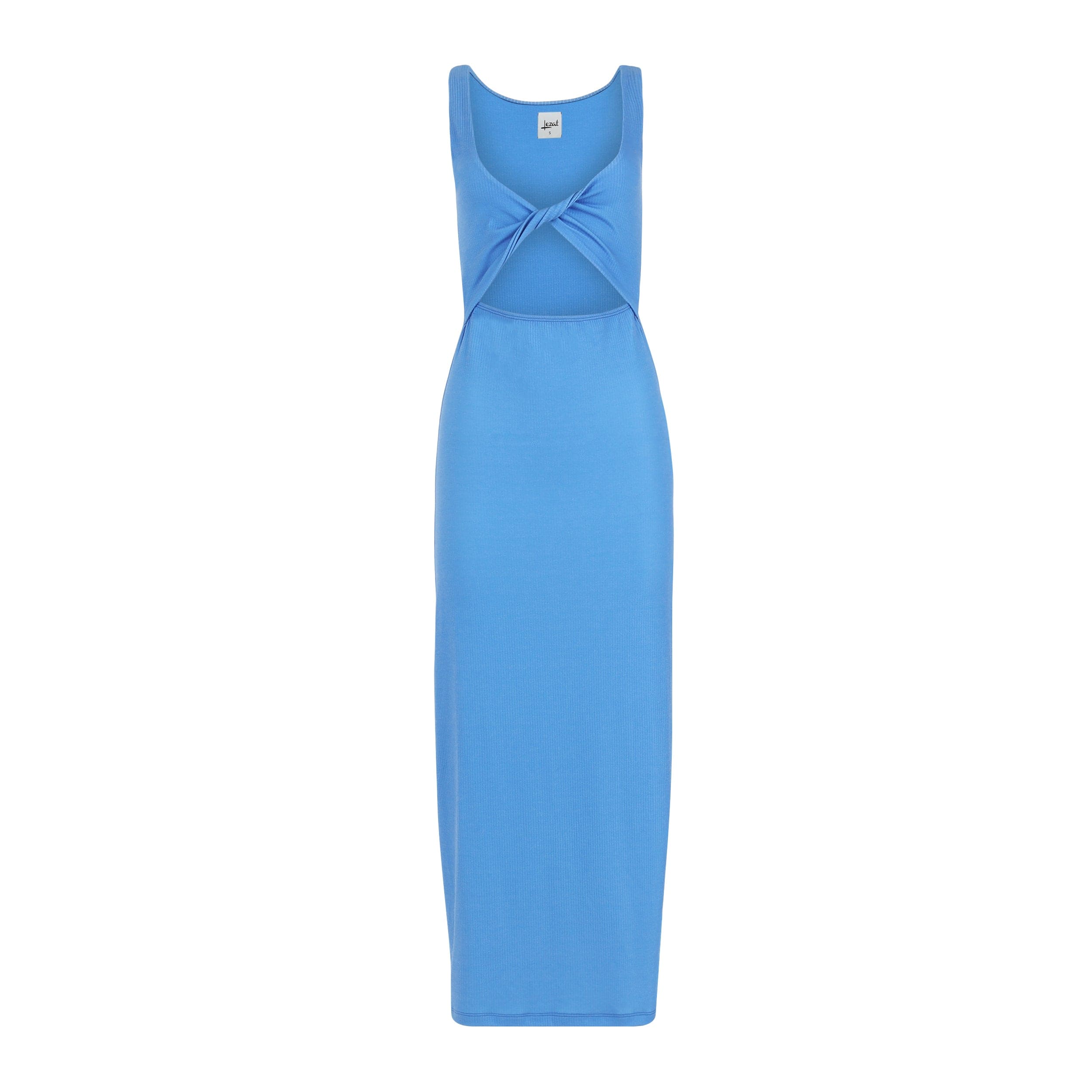 Lezat Dress Krista Twist Dress - Blue Moon