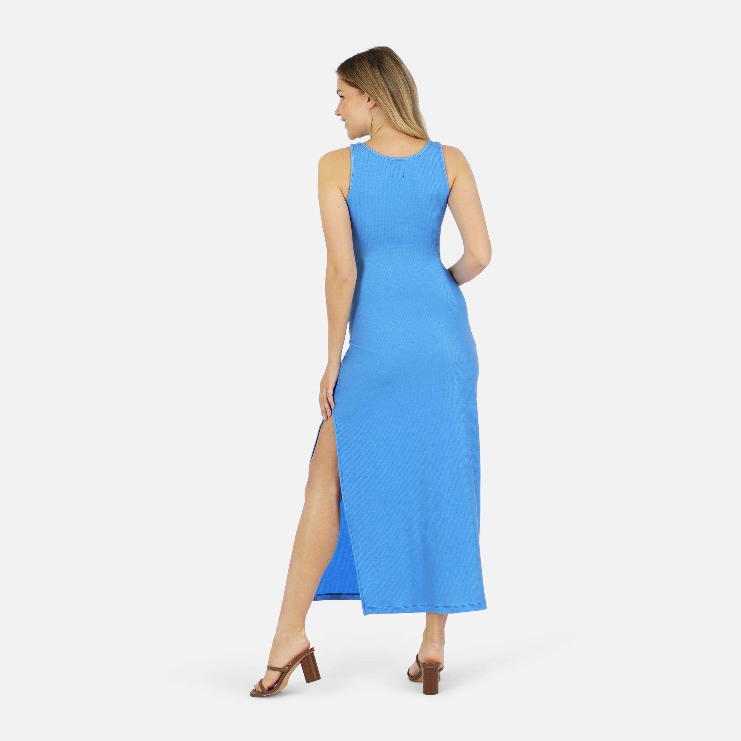 Lezat Dress Krista Twist Dress - Blue Moon