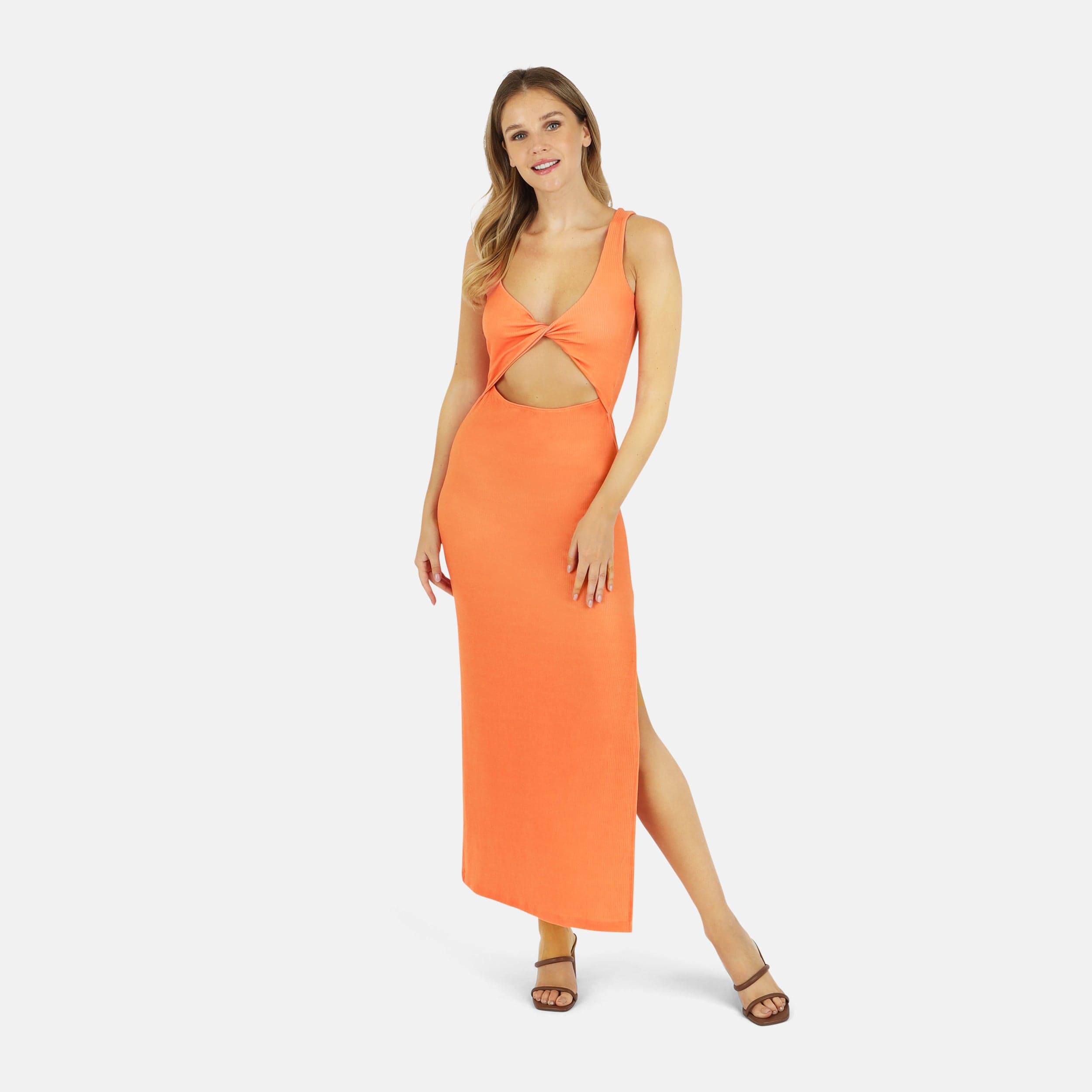 Lezat Dress Krista Twist Dress - Glow