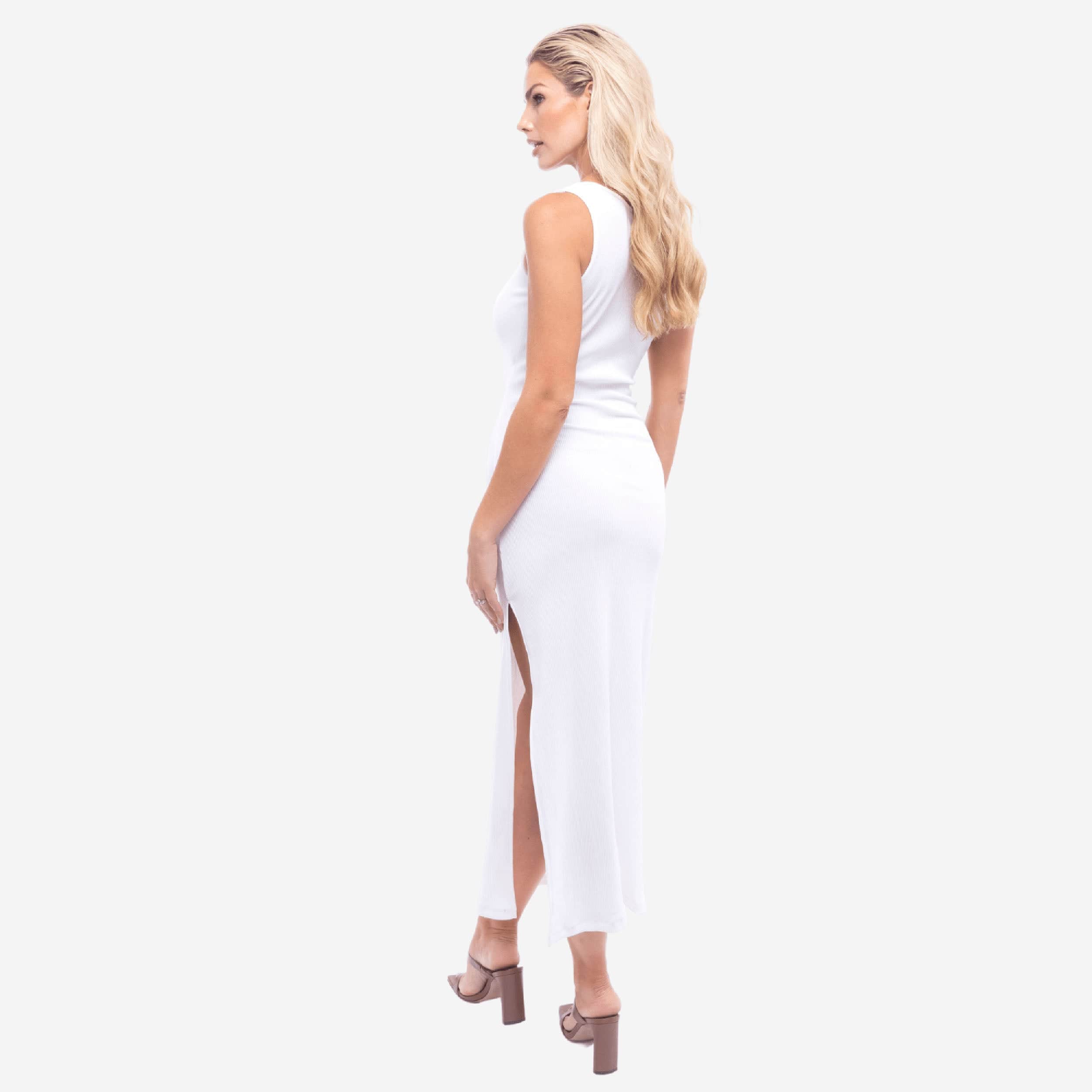 Lezat Dress Krista Twist Dress - Ivory