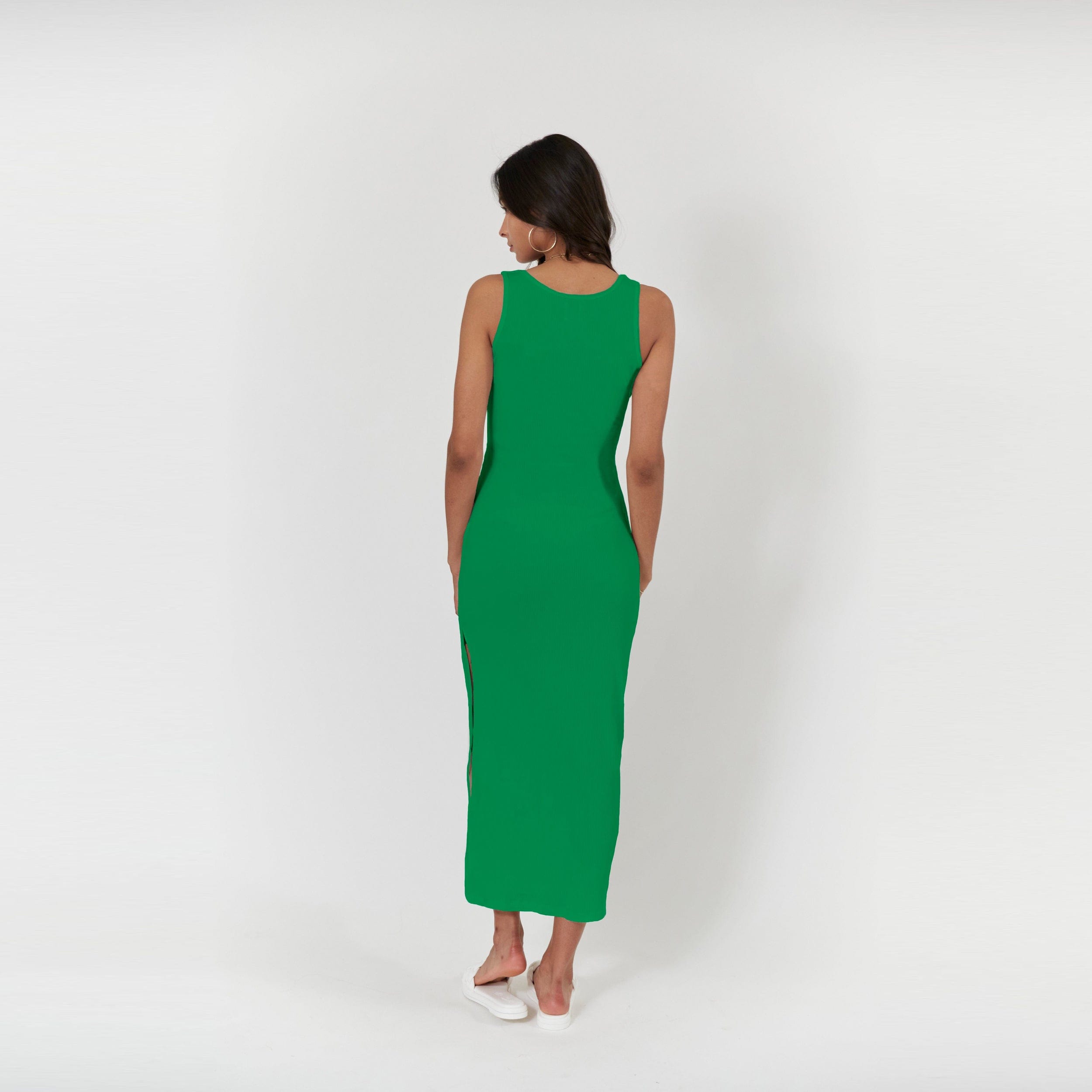 Lezat Dress Krista Twist Dress - Kelly Green