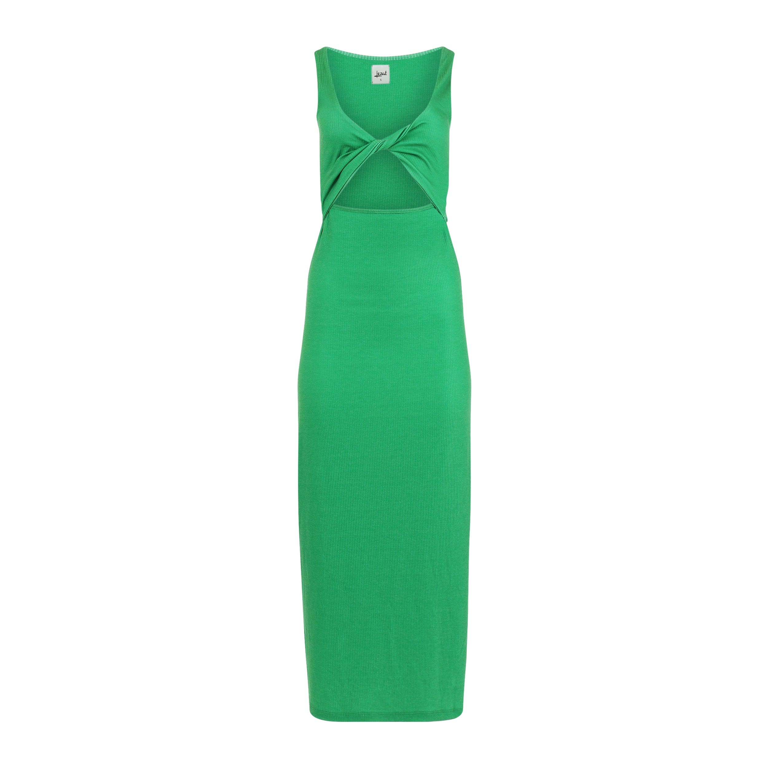 Lezat Dress Krista Twist Dress - Kelly Green