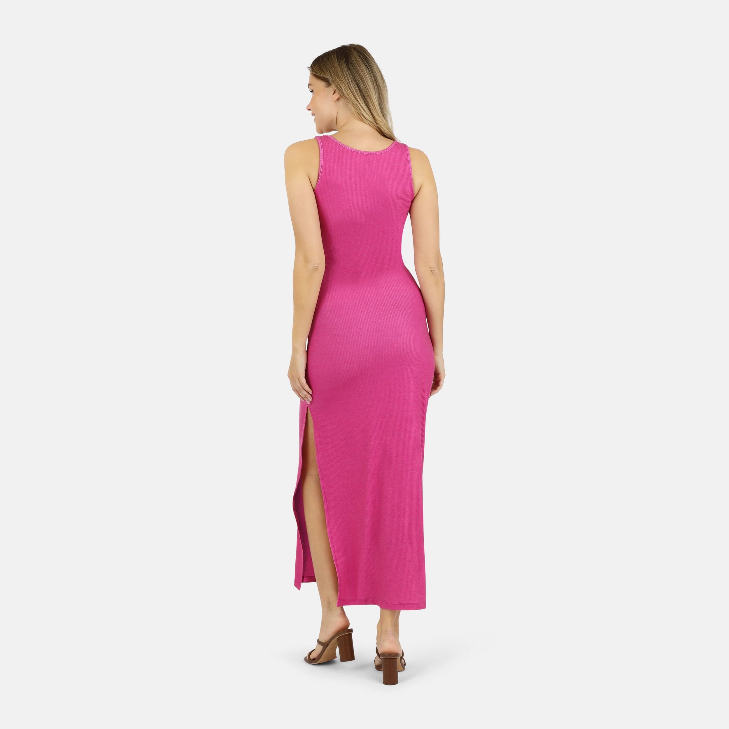 Lezat Dress Krista Twist Dress - Pink Aster