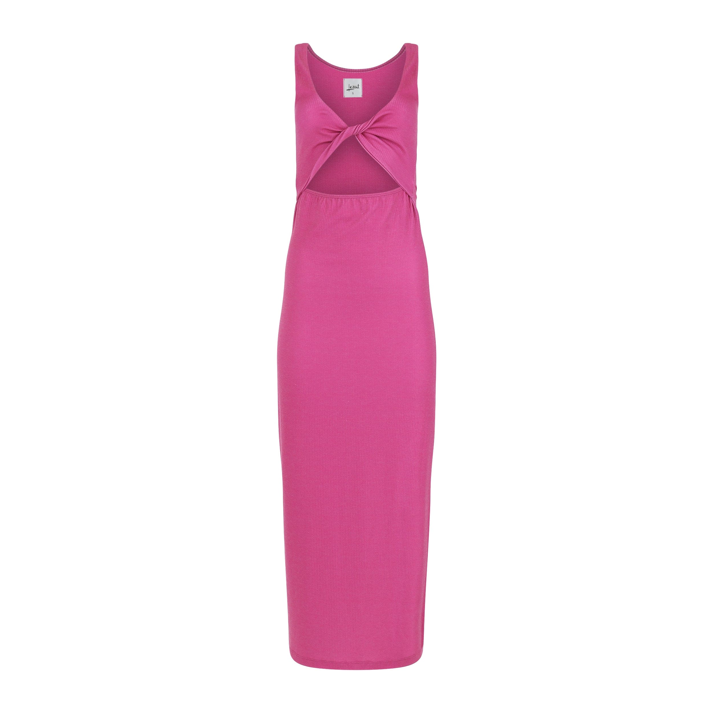 Lezat Dress Krista Twist Dress - Pink Aster