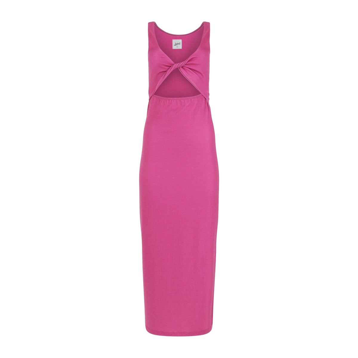 strapless open back dress Lezat Krista Twist Dress - Pink Aster - Pink