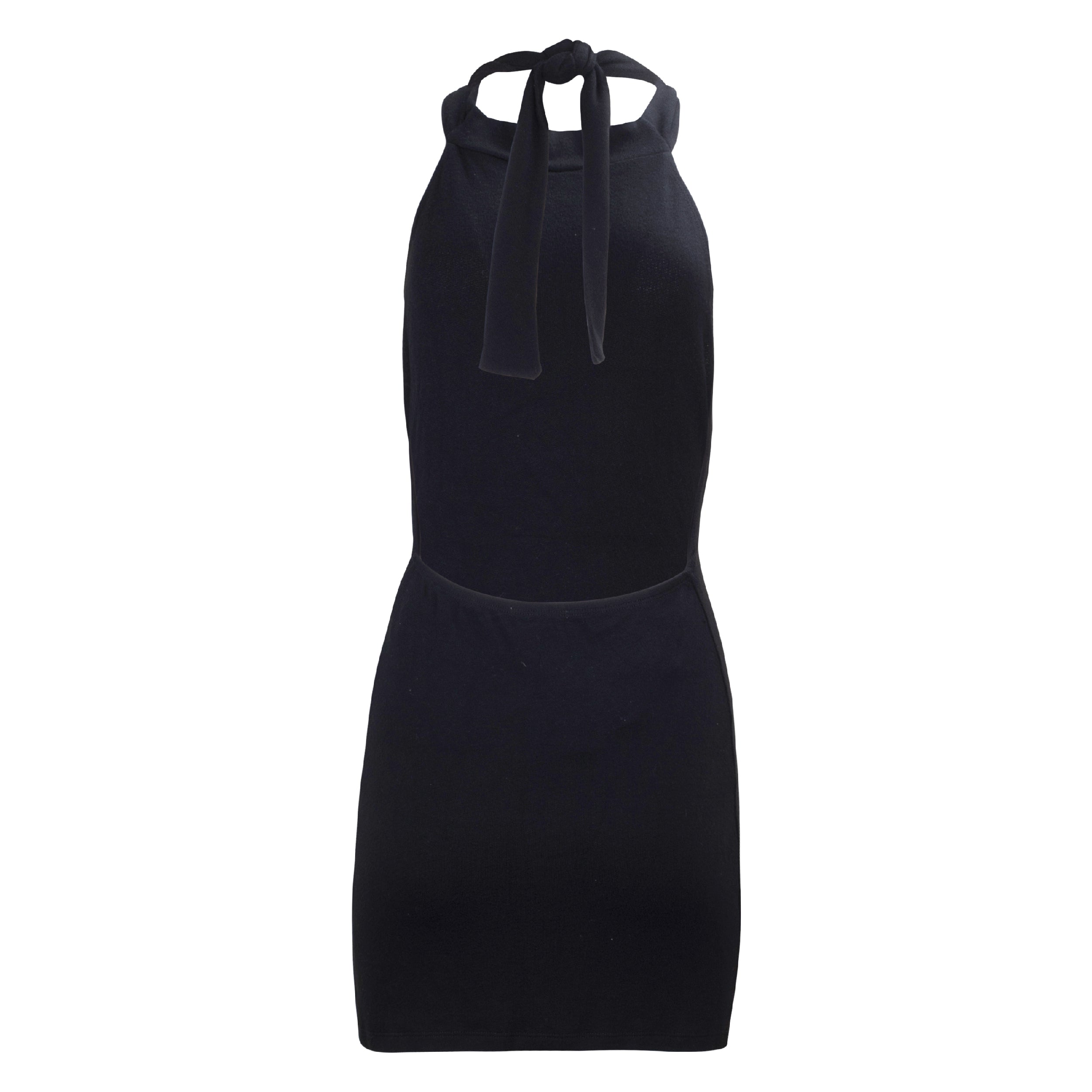 Lezat Dress Regan Halter Modal Dress - Black