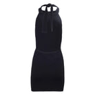 Lezat Dress Regan Halter Modal Dress - Black