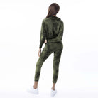 Lezat Jumpsuit Restore Soft Terry Jumpsuit - Hunter Green Tie Dye