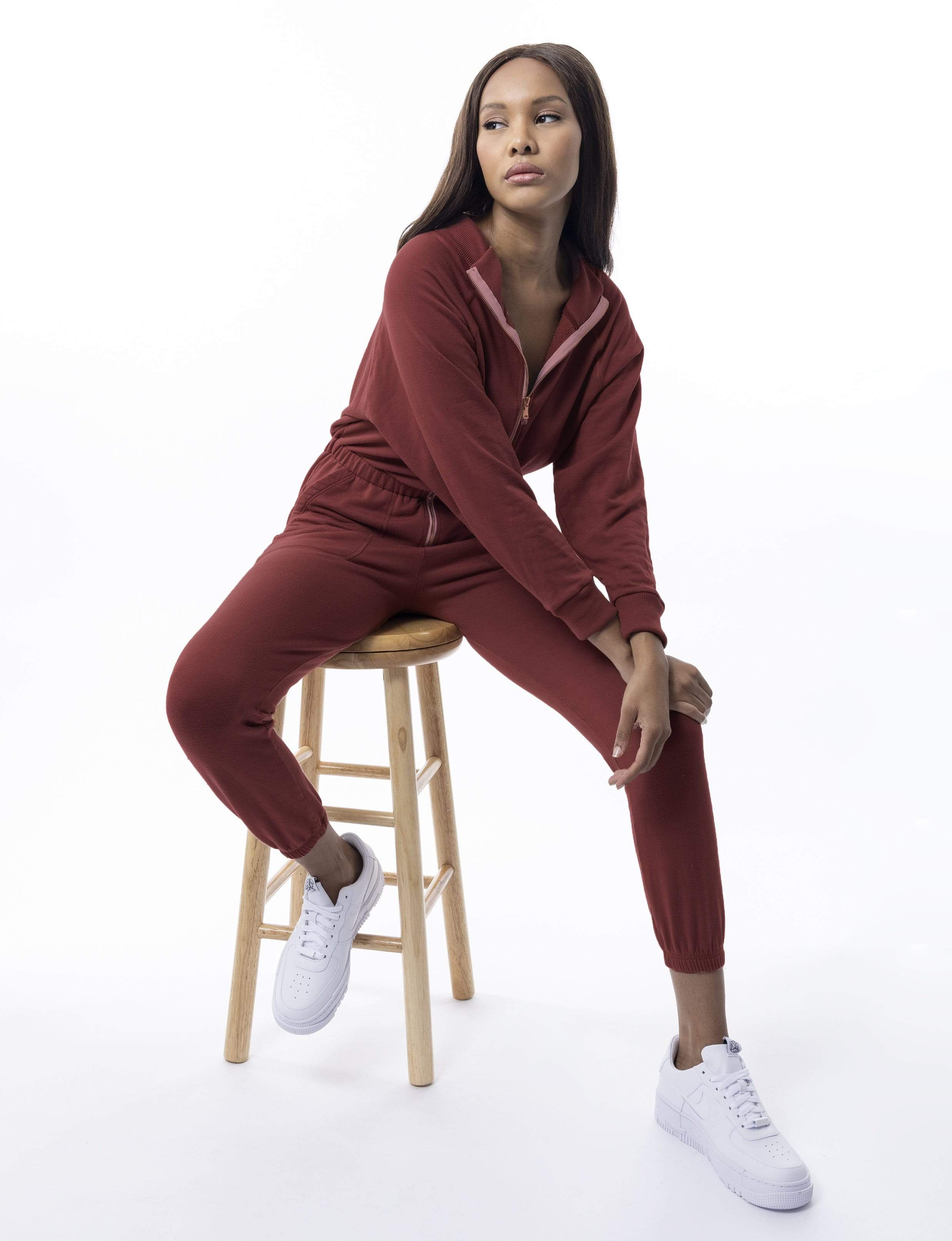 Lezat Jumpsuit Restore Soft Terry Jumpsuit - Masala