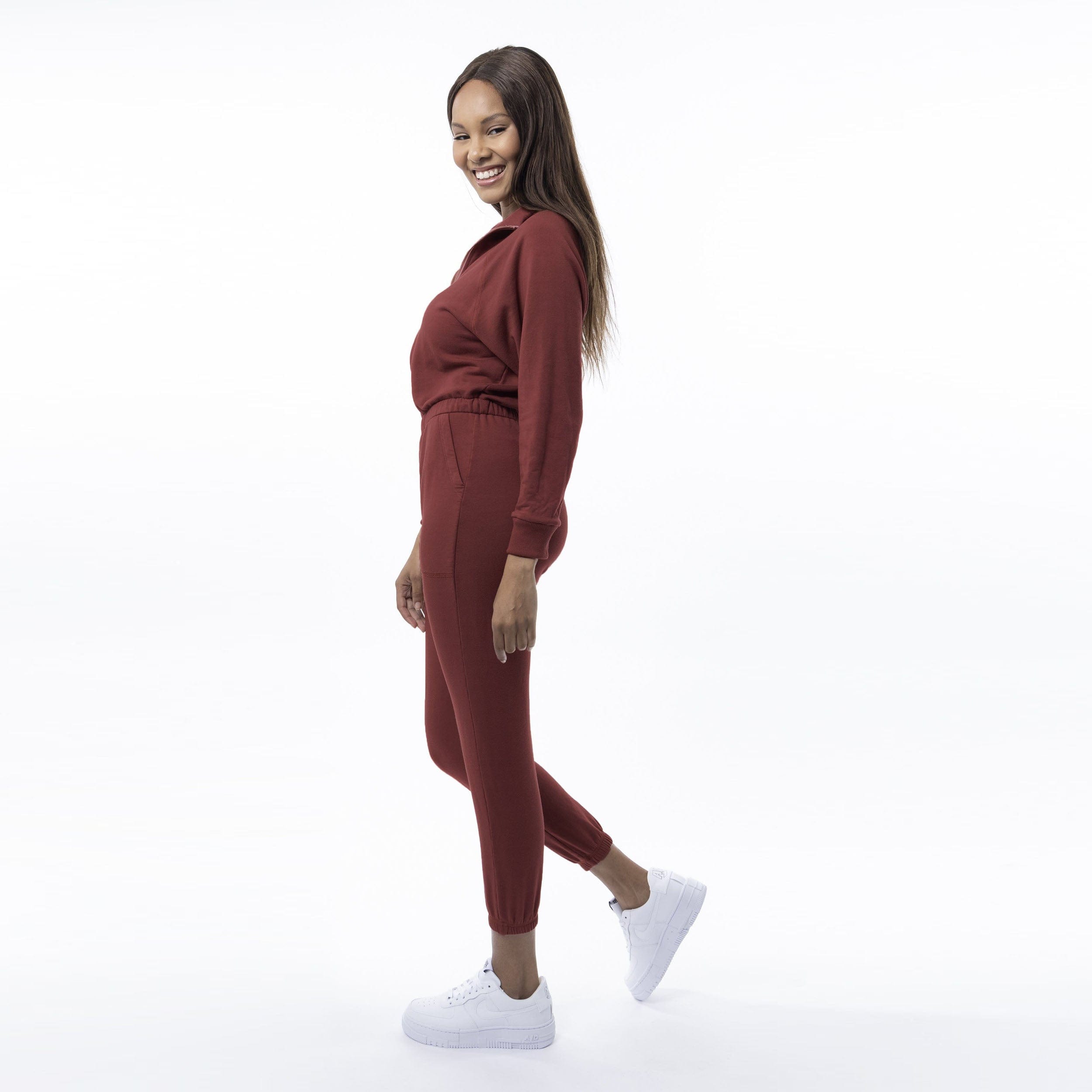 Lezat Jumpsuit Restore Soft Terry Jumpsuit - Masala
