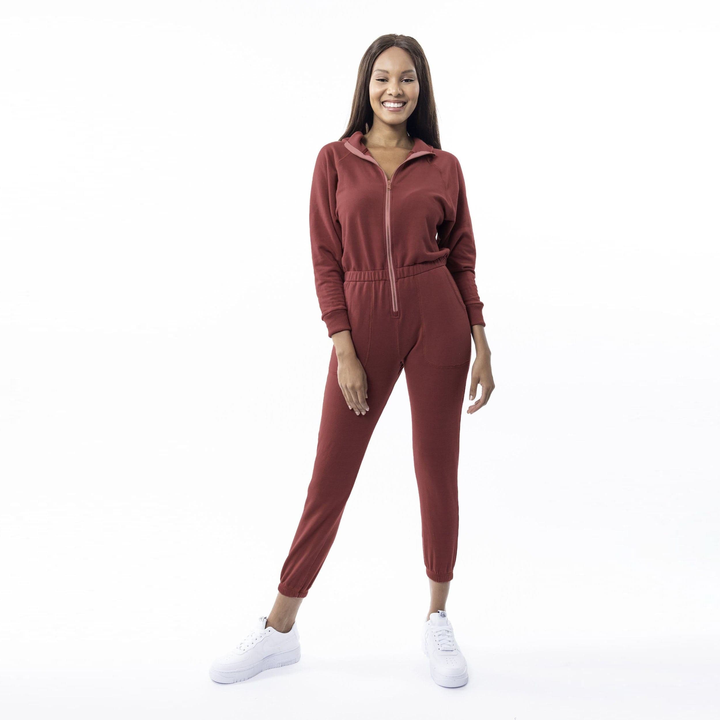 Lezat Jumpsuit Restore Soft Terry Jumpsuit - Masala