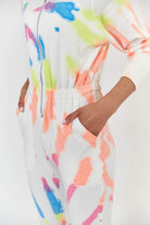 Lezat Jumpsuit Restore Soft Terry Jumpsuit - Neon Tie Dye