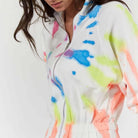 Lezat Jumpsuit Restore Soft Terry Jumpsuit - Neon Tie Dye