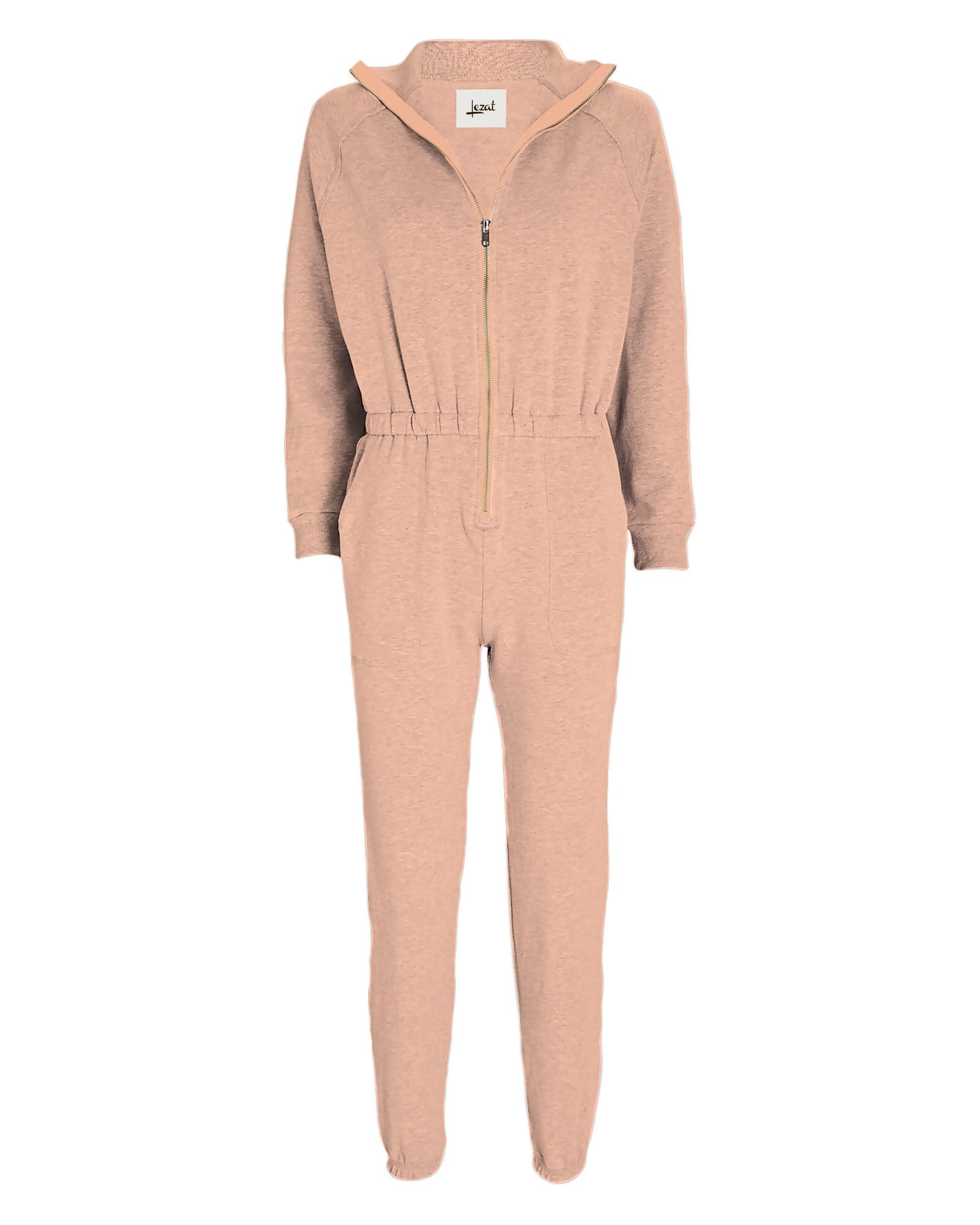 Lezat Jumpsuit Restore Soft Terry Jumpsuit - Peach