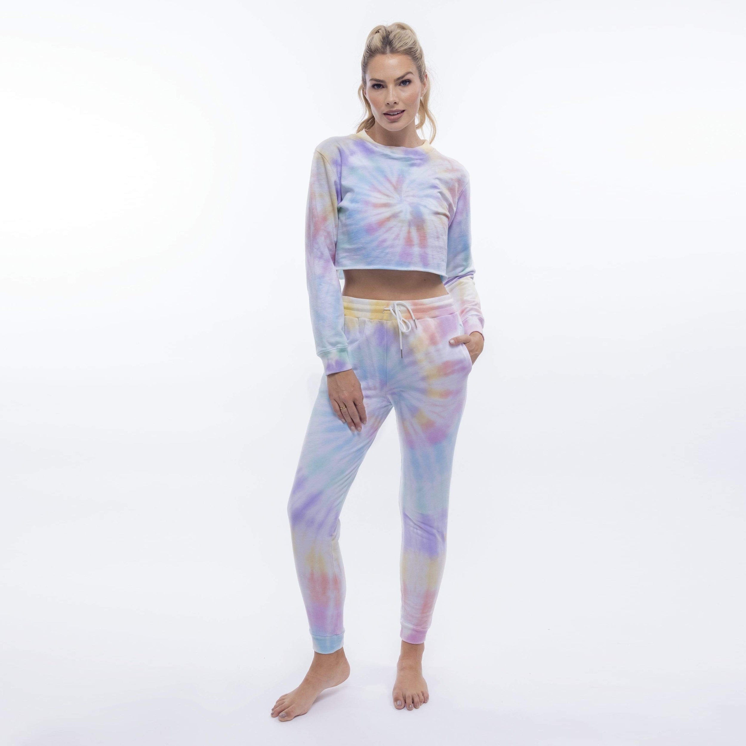 Lezat Pullover Courtney Terry Cropped Pullover - Sunny Days
