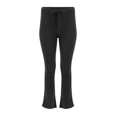 Lezat Pullover Fiona Organic Cotton Waffle Thermal Pant - Black