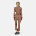 Lezat Pullover Fiona Organic Cotton Waffle Thermal Pant - Cocoa