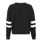 Lezat Pullover Gilda Organic Cotton Varsity Sweatshirt - Black