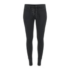 Lezat Sweatpant Kelly Slim Lace-Up French Terry Organic Cotton Sweatpant - Black