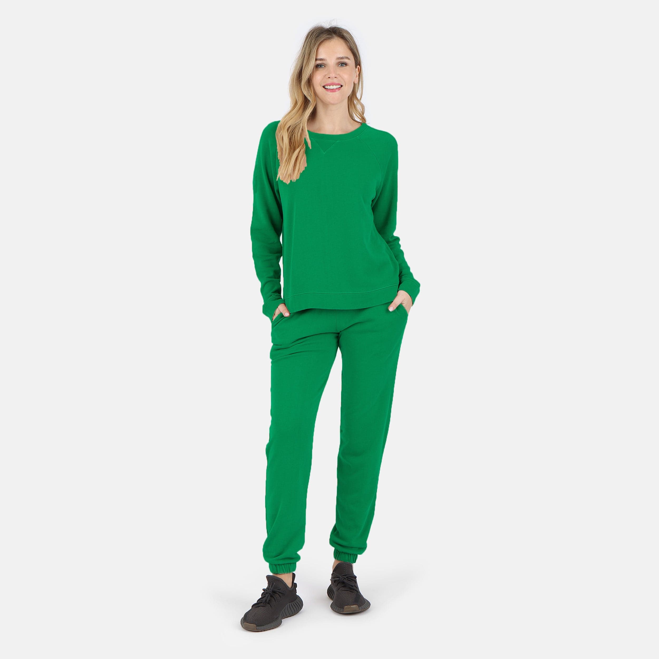 Lezat Sweatpants Melody Everyday Natural Pullover Sweatshirt - Tennis