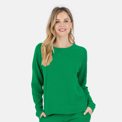 Lezat Sweatpants Melody Everyday Natural Pullover Sweatshirt - Tennis