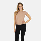 Lezat T-Shirt Tessa Organic Cotton Tee - Camel