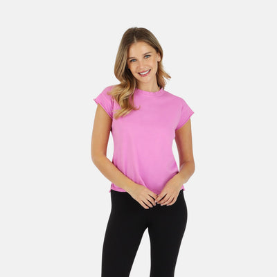 Lezat T-Shirt Tessa Organic Cotton Tee - Petal