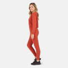 Lezat Tank Tegan Cotton Long Sleeve Pullover - Brick